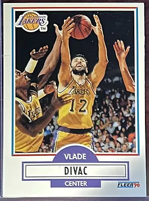 Vlade Divac 1990-91 Fleer #91 Rookie RC • $1.99