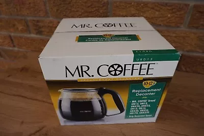 CARAFE Mr Coffee 12 Cup Replacement Glass Decanter Black Coffee Pot NEW URD13 • $12.50
