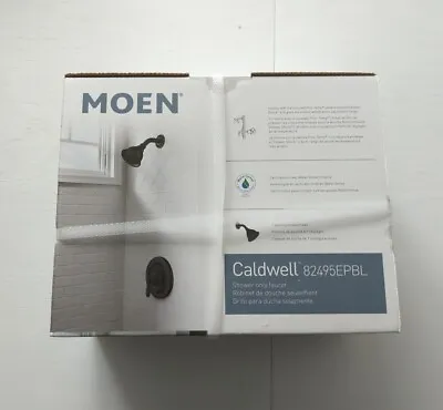 Moen Caldwell Shower Faucet & Head With Valve- Matte Black (82495EPBL) • $82.99