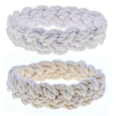 2 PCS Sailor Knot Bracelets Nautical Knot Rope Bracelets • £9.59