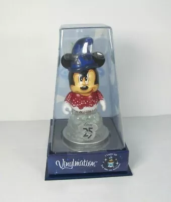 Disney Store Vinylmation 3  25th Anniversary Mickey Mouse Sorcerer Light-up Base • $14.95