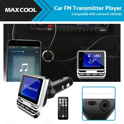 Handsfree Wireless Bluetooth-compatible Car FM Transmitter MP3 Player USB Charge • $28.99