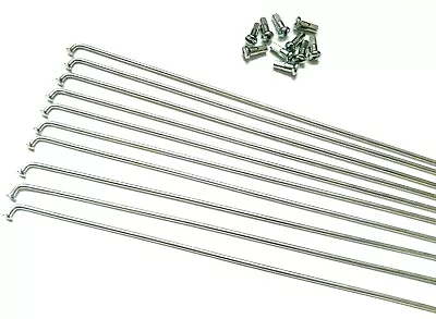 £4.99 • Buy 10 X 13G Gauge  ~ 2.3 Mm Bicycle Bike Spokes, Various Sizes