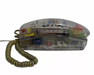 Vintage Master  Transparent Phone Retro 80s 90s Clear Neon 1JZCHN- 61434-TE-E • $59.99