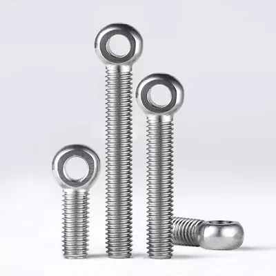 Forged Eye Bolts Rings Catenary Hanging Screws 304 Stainless Steel M5 M6 M8 • $1.99