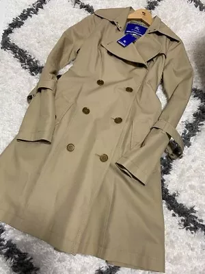 Woman's Burberry Blue Label Trench Coat With TAG Asian Fit 38 US Size S. • $797.46