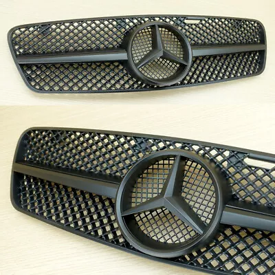 Benz C-Class W203 Matte Black Front Grille C200 C240 C280 C320 2001-2007 • $170