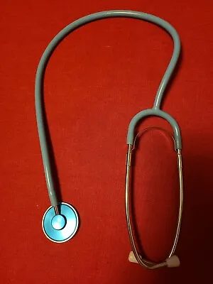 $20 • Buy Vintage Dual Head Stethoscope Made In Japan Light Blue Aqua 31  Length