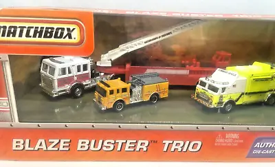 Matchbox Blaze Buster Trio Hillsborough Command Pierce Dash Fire Truck SLO Aeria • $155