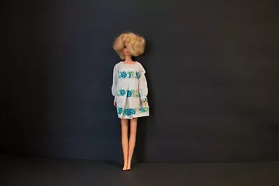 Vintage 70s Blonde Skipper Doll With Floral Dress • $20