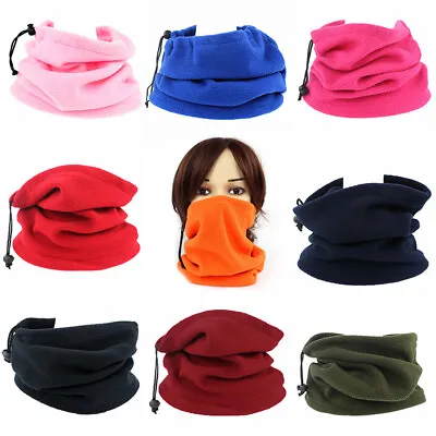 Outdoor Neck Face Warmer Tube Magic Multi-functional Infinite Scarf Adjustable • $2.97