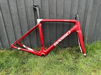 £1200 • Buy Basso Diamante Disc Brake Carbon Road Bike Frameset Frame XS / 48cm