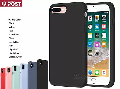 $3.98 • Buy For IPhone 6,7,8+,X XS MAX XR Shockproof Slim Soft TPU Silicone Back Cover Case
