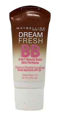 Maybelline Dream BB 8-In-1 Beauty Balm Skin Deep Sheer Tint 1 Oz See Desc • $7
