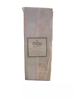 CoCaLo Voile Printed Changing Pad Cover Pink • $4.99