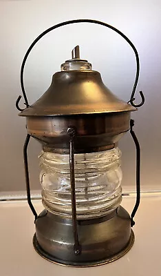 Vintage Ship Lantern Decanter W/ Music Music Box Box “How Dry I Am” • $20