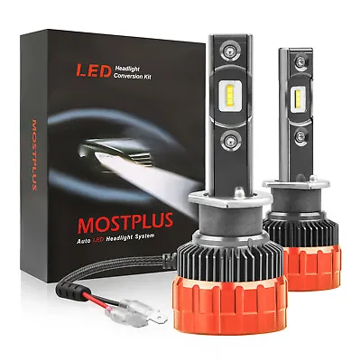 MOSTPLUS 8000LM 80W LED Headlight Kit H1 Bulbs 6000K White One Set • $520.88