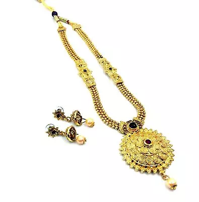 Indian Bridal Gold Plated Jewelry Set Traditional Ethnic Partywear For Women • $16.67