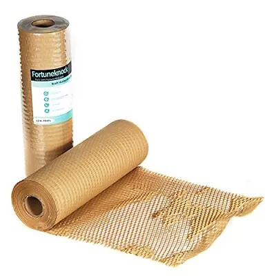 $31.26 • Buy Fortuneknock Honeycomb Packing Paper 1 Roll 12 Inch X 164 Feet Packing Wrap A...