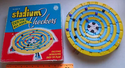 Vintage 1952 Stadium Checkers Family Board Game Schaper Games #300 • $14.50