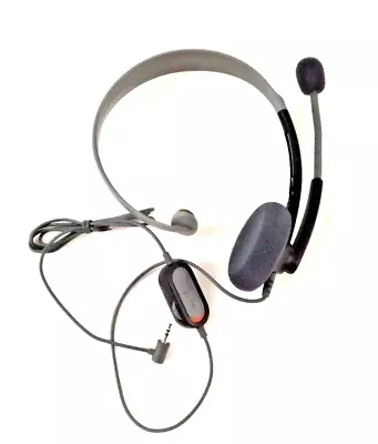 Microsoft Xbox 360 Gray & Black Adjustable Headset • $5.99