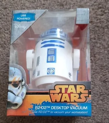 New Boxed Star Wars  R2-D2 Desktop Vacuum Collectable Item Ideal For Collectors • £5