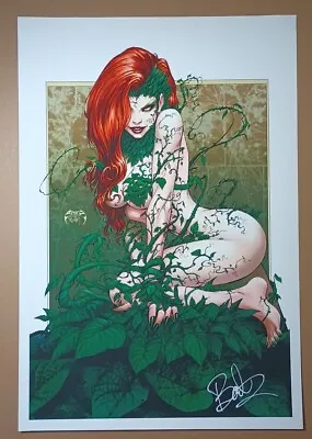 Poison Ivy Fine Art Print ~ Signed JOE BENITEZ HTF VF/NM 13x19 • $59.99