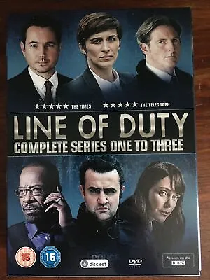 Line Of Duty: Series 1-3 DVD 6 Disc Set BBC • £6.69