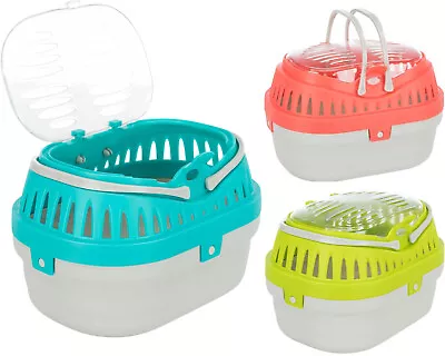 Small Animal Transport Carrier Trixie Pico Hamster Gerbil Mice Guinea Pig 3 Size • £8.95