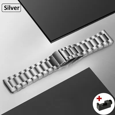 Titanium Alloy Metal 16mm 18mm 20mm 22mm Bracelet Quick Release Watch Band Strap • $11.39