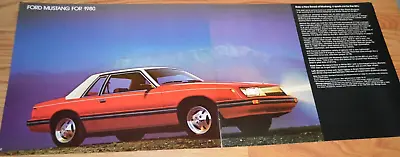 ★★1980 Mustang Notchback Original Dealer Advertisement Print Ad-80 Coupe Trx • $9.99