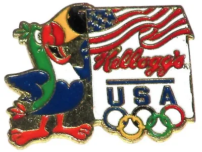 £13.99 • Buy Kelloggs Toucan Usa Olympics Froot Loops Pin Badge Pins Lapel Pinbacks Mascot