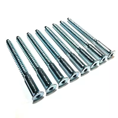 $16.95 • Buy 8 X Replacement Shelf Screws For IKEA EXPEDIT 104323 / 104325 - Zinc Color