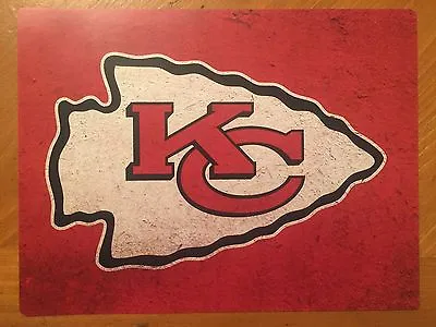 Tin Sign Vintage Kansas City Chiefs NFL • $15