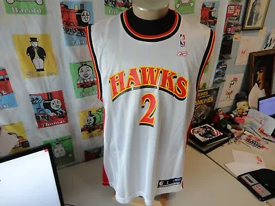 Vintage Atlanta Hawks Joe Johnson Y2K Jersey Size L • $66.49