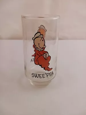 Vintage 1975 Swee'Pea Sweet Pea Popeye Coca Cola Kollect A Set Series Glass • $18