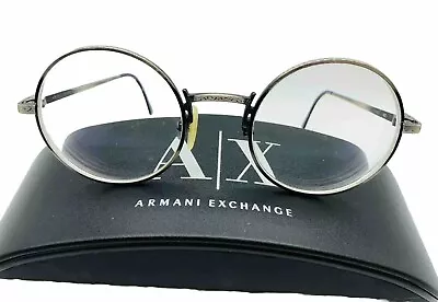 Vintage Giorgio Armani Eyeglasses Frames 1990’s Thin Metal Round 21 145 • $88.88