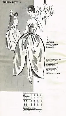 1960s Modes Royale Catalog 24 Pg Ebook On CD Fall Winter 1960 Dresses Suits More • $9.95