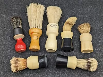 Vintage Lot Of 7 Shaving Brushes - Opal Ever-Ready  Made Rite • $49.99