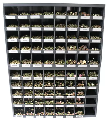 5170 Pc Grade 8 Coarse Thread Bolt Nut & Washer Assortment W/ 2 Metal Bolt Bins • $950