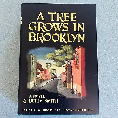 A Tree Grows In Brooklyn HC W/ DJ By Betty Smith~VTG First Edition Facsimile • $39