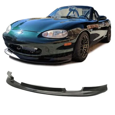 [SASA] Fit For 1999-2000 Mazda Miata MX5 GV Style PU Front Bumper Lip Splitter • $103.39