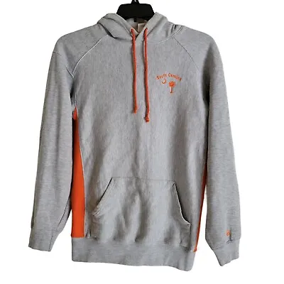 Badger Sport Men's S Long Sleeve Hoodie Sweater South Carolina Gray Orange Small • $13.99