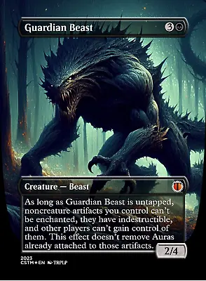 Guardian Beast - High Quality Altered Art Custom Cards • $7.99