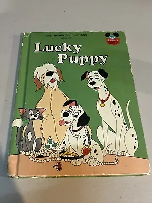 Vintage Lucky Puppy Disney's Wonderful World Of Reading 1978 1st American Ed. • $6.99