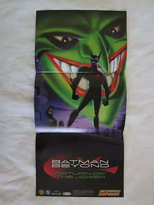 Batman Beyond Return Of The Joker (N64) Nintendo Power Poster 2000 RARE • $13.95