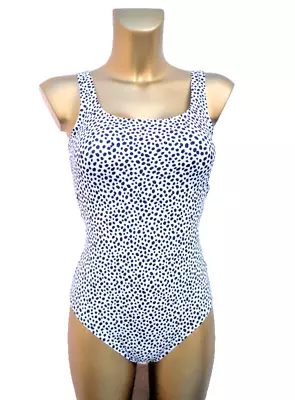 M & S Scoop Neck Swimsuit Non Wired Size 12 Marks Spencer • £13.99