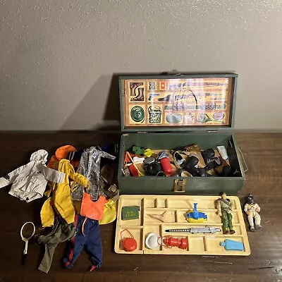 Vintage 1964 G.I. Joe Foot Locker With Tray And Some Accessories • $75