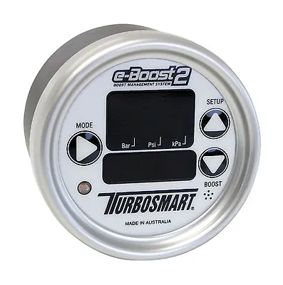 $574.95 • Buy Turbosmart EBoost2 EBC Electronic Turbo Boost Controller With 60mm Gauge (White)