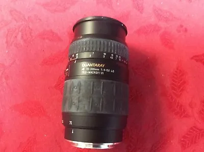 Quantaray AF 70-300mm 1:4 - 5.6 LD TELE-MACRO (1:2) Lens For Minolta - Tested • $29.99